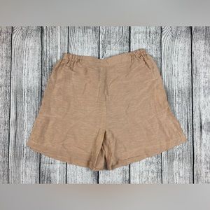 NEW Lunya Silk Cotton Linen Shorts Dusty Rose Pink